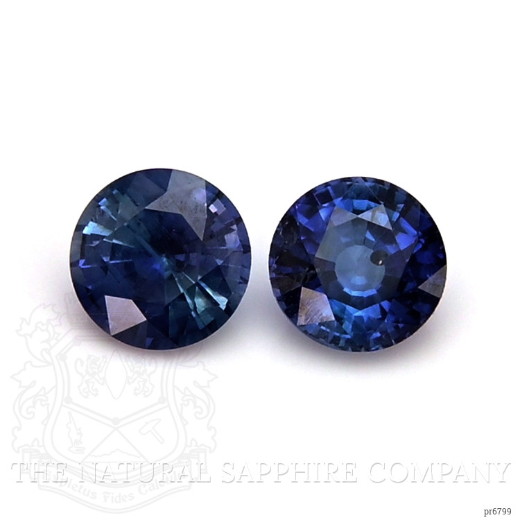 1.23 Ct.Tw. Blue Sapphire Pair from Ceylon (Sri Lanka)