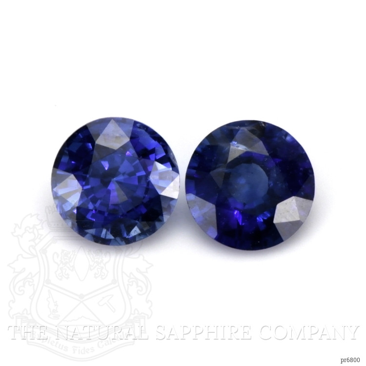 1.27 Ct.Tw. Blue Sapphire Pair from Ceylon (Sri Lanka)