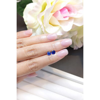 1.27&nbsp;Ct.Tw.Total Carat Weight Blue Sapphire Pair from Ceylon (Sri Lanka) Life Style