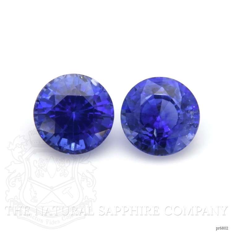 1.41 Ct.Tw. Blue Sapphire Pair from Ceylon (Sri Lanka)
