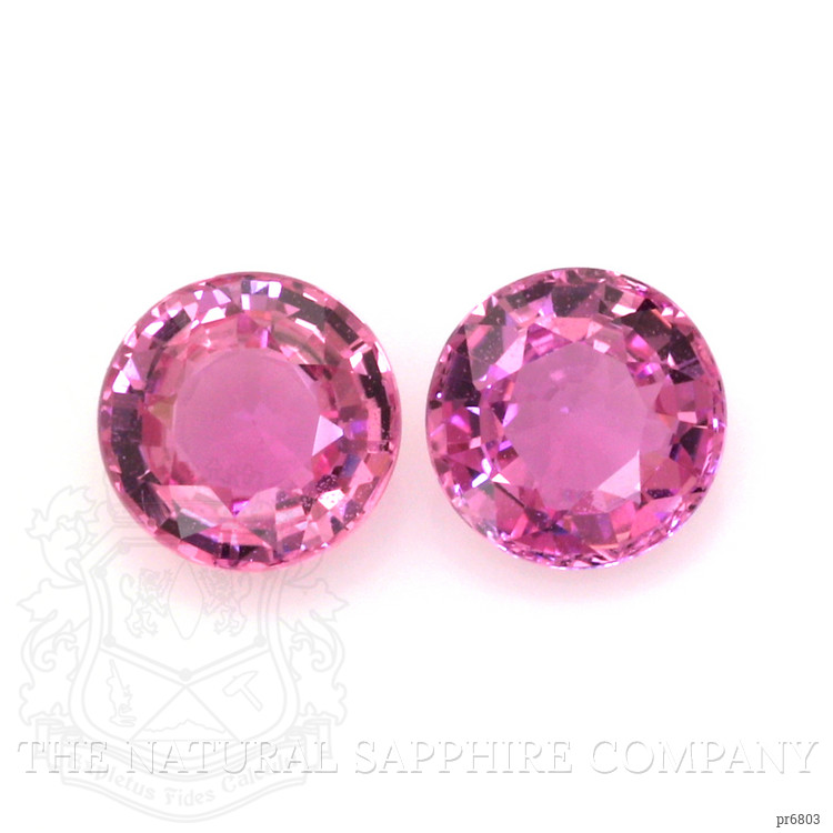 1.67 Ct.Tw. Pink Sapphire Pair from Ceylon (Sri Lanka)