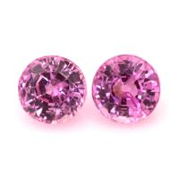 2.08&nbsp;Ct.Tw.Total Carat Weight Pink Sapphire Pair from Ceylon (Sri Lanka) Video