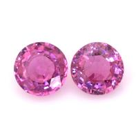 2.58&nbsp;Ct.Tw.Total Carat Weight Pink Sapphire Pair from Ceylon (Sri Lanka) Video