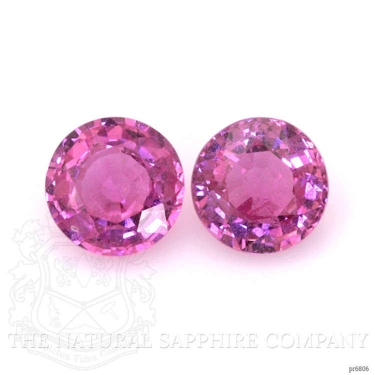 2.58 Ct.Tw. Pink Sapphire Pair from Ceylon (Sri Lanka)