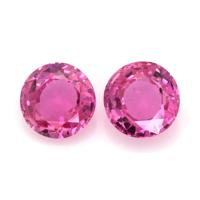 3.04&nbsp;Ct.Tw.Total Carat Weight Pink Sapphire Pair from Ceylon (Sri Lanka) Video