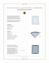 7.93 Ct.Tw.Total Carat Weight Tourmaline Pair from Brazil 3 D Scan Report
