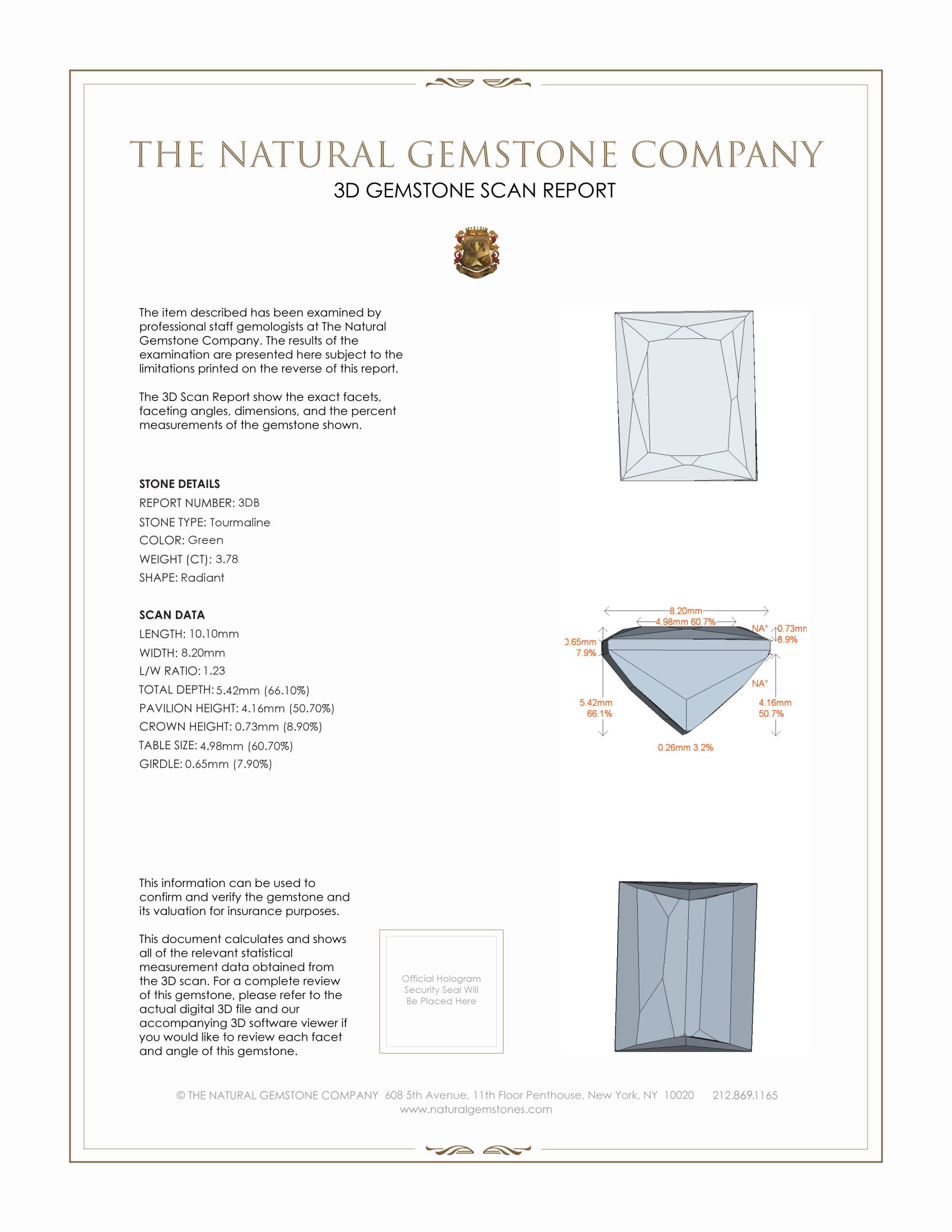 7.93 Ct.Tw. Tourmaline Pair from Brazil