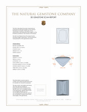 7.93 Ct.Tw.Total Carat Weight Tourmaline Pair from Brazil 3 D Scan Report
