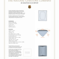 7.93 Ct.Tw.Total Carat Weight Tourmaline Pair from Brazil 3 D Scan Report