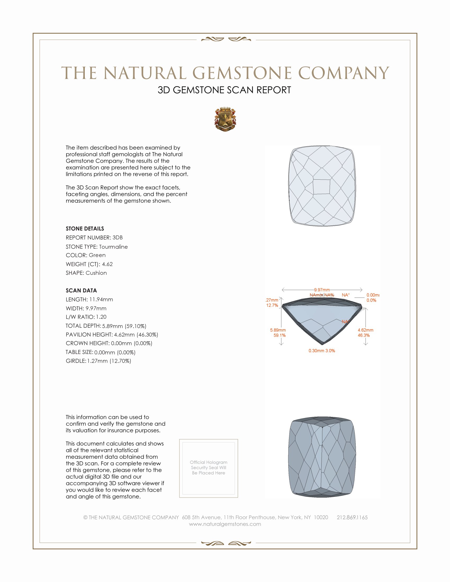 10.02 Ct.Tw. Tourmaline Pair from Brazil