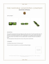 8.27&nbsp;Ct.Tw.Total Carat Weight Tourmaline Pair from Brazil Appraisal