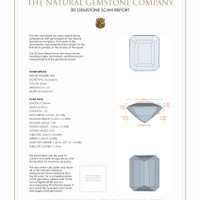 8.27&nbsp;Ct.Tw.Total Carat Weight Tourmaline Pair from Brazil 3 D Scan Report