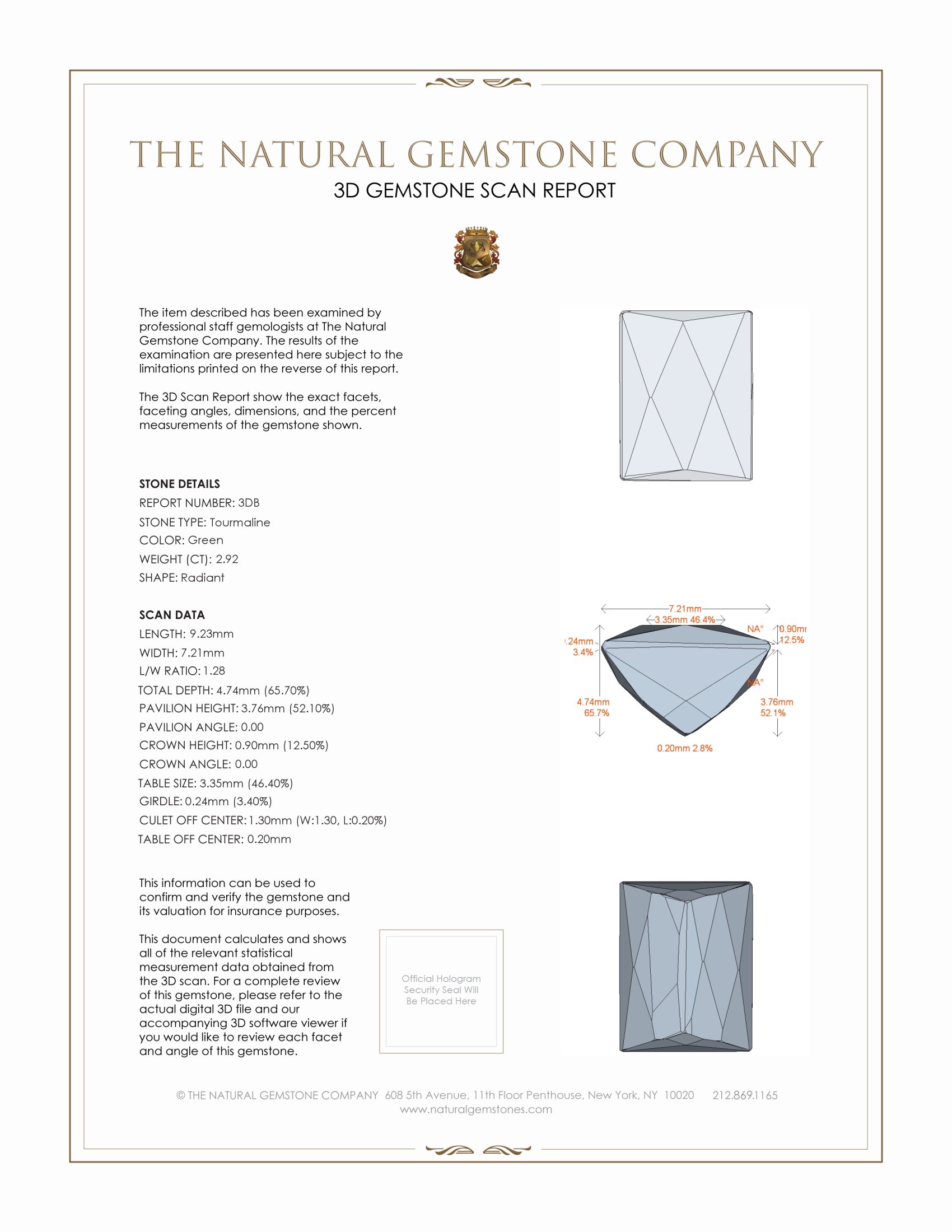 5.60 Ct.Tw. Tourmaline Pair from Brazil