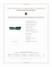 4.37 Ct.Tw.Total Carat Weight Green Tourmaline Pair from Brazil Scan Report