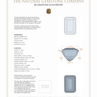4.37&nbsp;Ct.Tw.Total Carat Weight Tourmaline Pair from Brazil 3 D Scan Report
