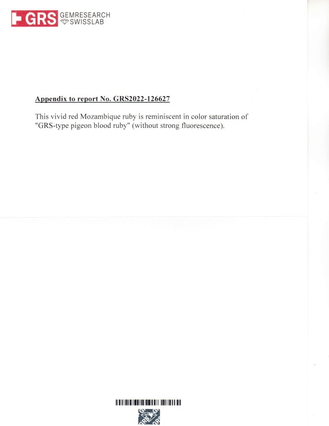 4.25 Ct.Tw. Ruby Pair from Mozambique