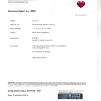 4.25 Ct.Tw.Total Carat Weight Ruby Pair from Mozambique Scan Report