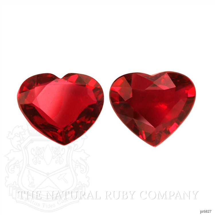 4.25 Ct.Tw. Ruby Pair from Mozambique