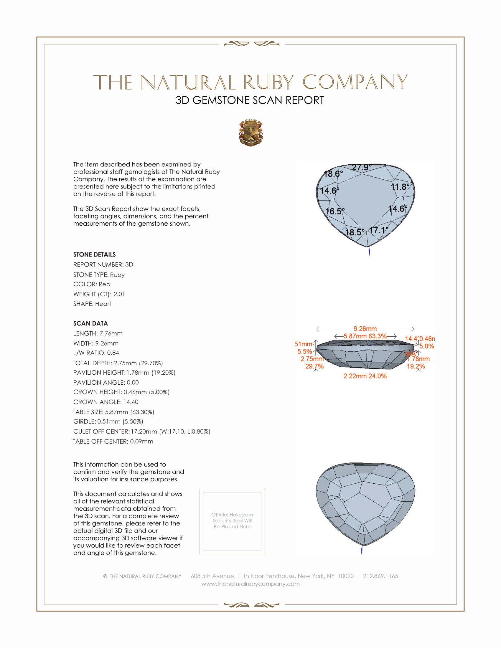 4.25 Ct.Tw. Ruby Pair from Mozambique