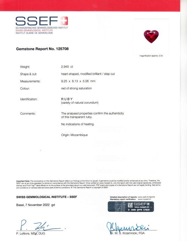 5.62 Ct.Tw. Ruby Pair from Mozambique
