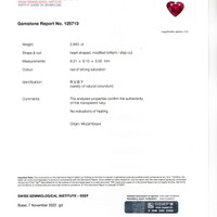 5.63 Ct.Tw.Total Carat Weight Ruby Pair from Mozambique Scan Report