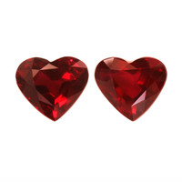 5.63 Ct.Tw.Total Carat Weight Ruby Pair from Mozambique Video
