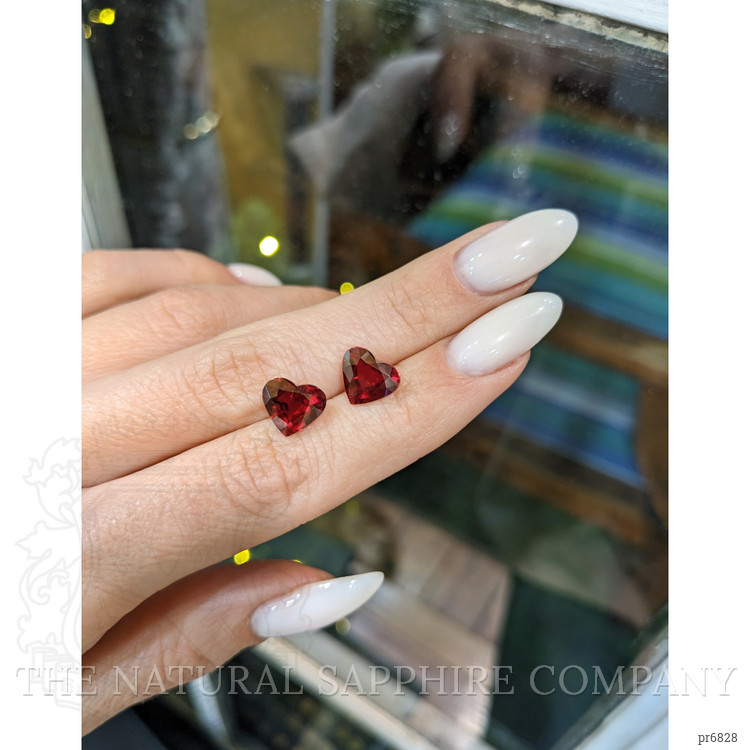 5.63 Ct.Tw. Ruby Pair from Mozambique