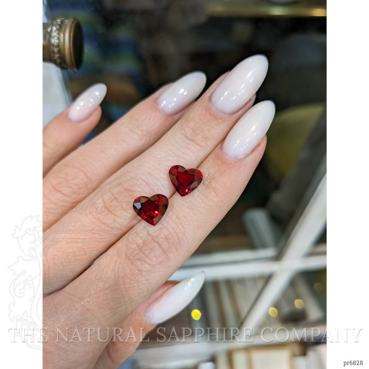 5.63 Ct.Tw. Ruby Pair from Mozambique