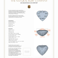 5.63 Ct.Tw.Total Carat Weight Ruby Pair from Mozambique 3 D Scan Report