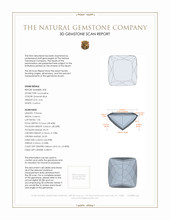 8.58&nbsp;Ct.Tw.Total Carat Weight Tourmaline Pair from Brazil 3 D Scan Report