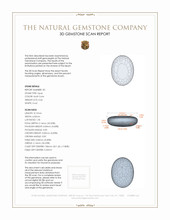 1.39&nbsp;Ct.Tw.Total Carat Weight Cabochon Opal Pair from Australia 3 D Scan Report