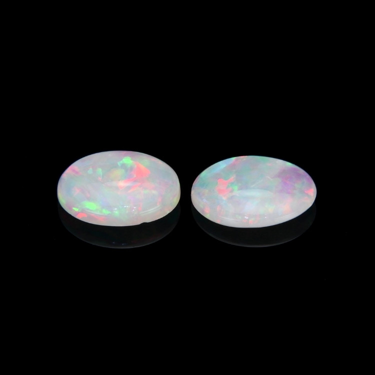 0.82 Ct.Tw. Cabochon Opal Pair from Australia