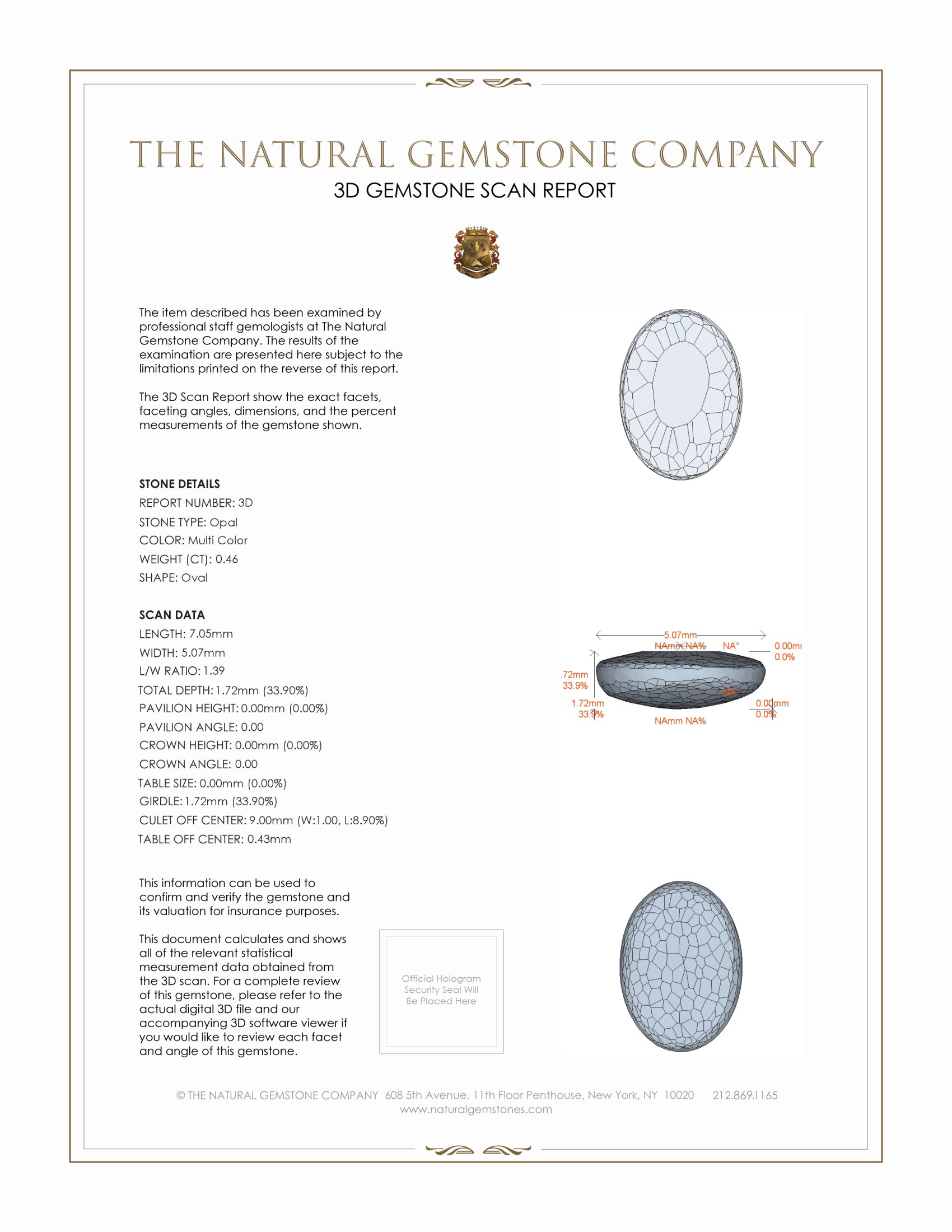 0.82 Ct.Tw. Cabochon Opal Pair from Australia
