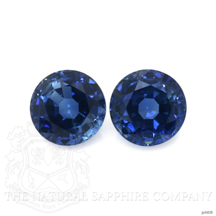 4.53 Ct.Tw. Blue Sapphire Pair from Ceylon (Sri Lanka)