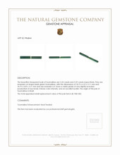 4.92 Ct.Tw.Total Carat Weight Tourmaline Pair from Brazil Appraisal