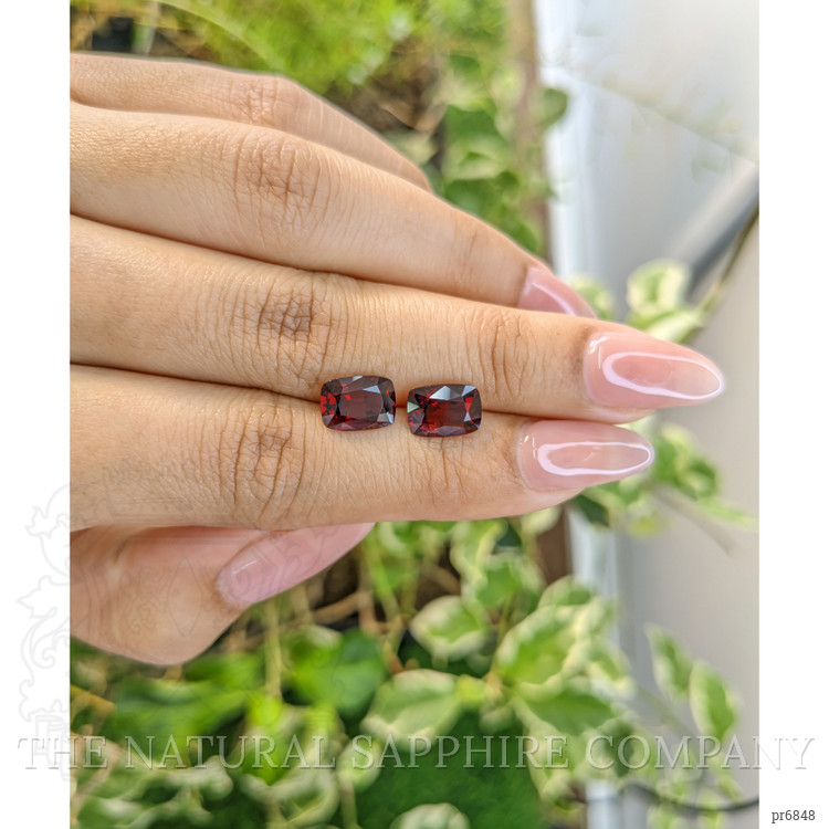 4.78 Ct.Tw. Garnet Pair from Ceylon (Sri Lanka)