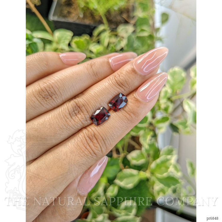 4.78 Ct.Tw. Garnet Pair from Ceylon (Sri Lanka)
