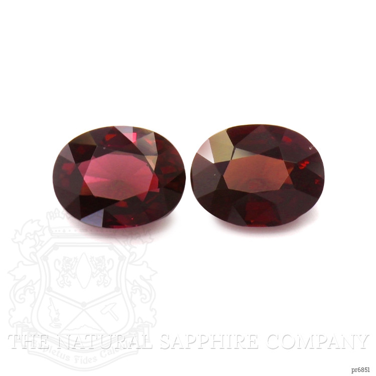 4.53 Ct.Tw. Garnet Pair from Ceylon (Sri Lanka)