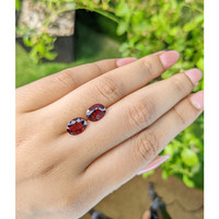 4.53&nbsp;Ct.Tw.Total Carat Weight Garnet Pair from Ceylon (Sri Lanka) Life Style