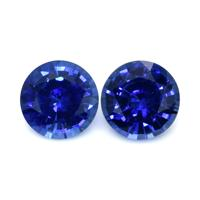 3.10&nbsp;Ct.Tw.Total Carat Weight Blue Sapphire Pair from Ceylon (Sri Lanka) Video