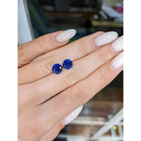 3.10&nbsp;Ct.Tw.Total Carat Weight Blue Sapphire Pair from Ceylon (Sri Lanka) Life Style