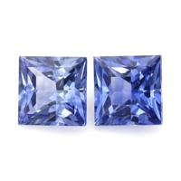 5.60&nbsp;Ct.Tw.Total Carat Weight Blue Sapphire Pair from Ceylon (Sri Lanka) Video