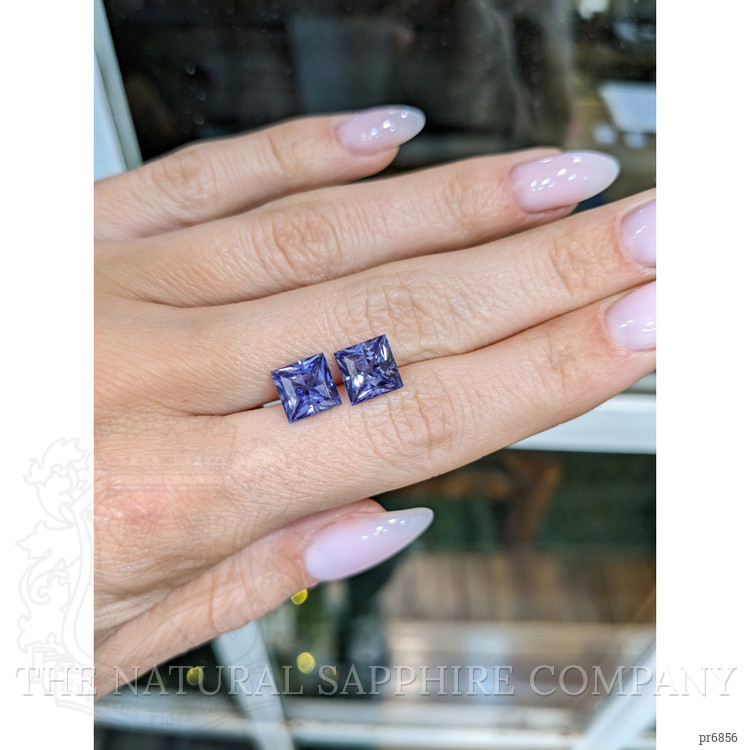 5.60 Ct.Tw. Blue Sapphire Pair from Ceylon (Sri Lanka)