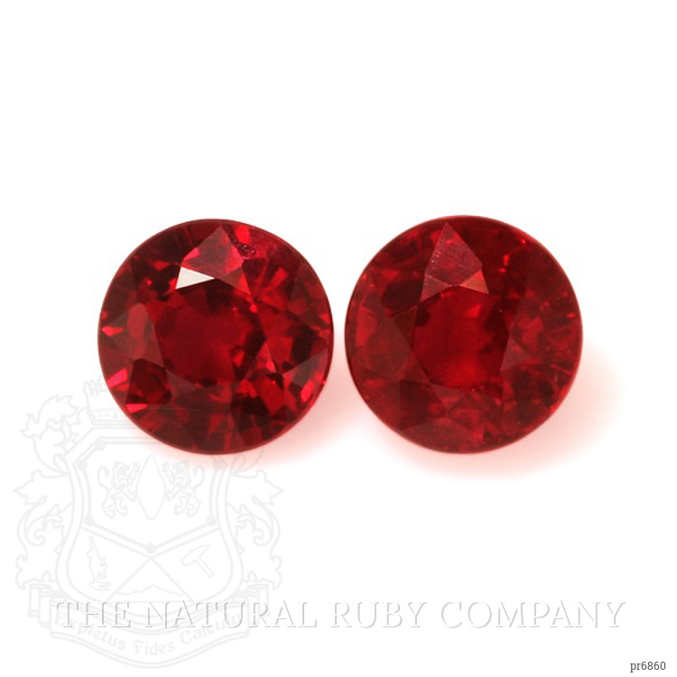 2.57 Ct.Tw. Ruby Pair from Mozambique