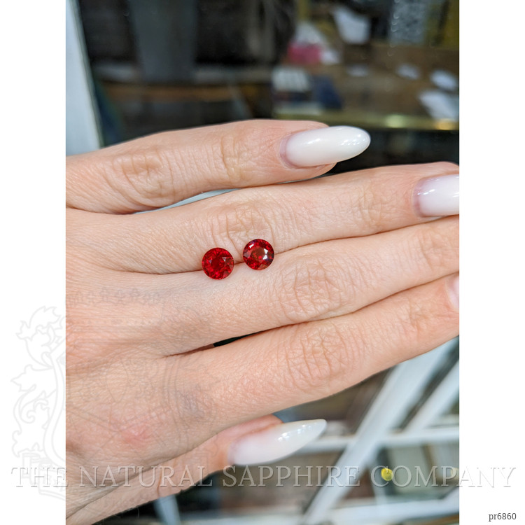 2.57 Ct.Tw. Ruby Pair from Mozambique