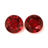 2.85 Ct.Tw.Total Carat Weight Ruby Pair from Mozambique Video
