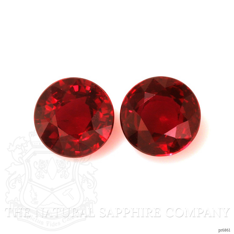 2.85 Ct.Tw. Ruby Pair from Mozambique