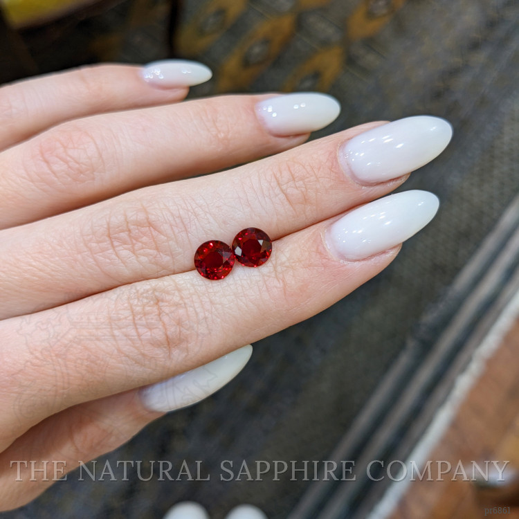 2.85 Ct.Tw. Ruby Pair from Mozambique