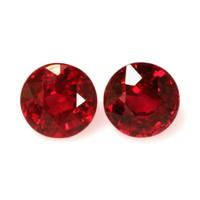 2.14 Ct.Tw.Total Carat Weight Ruby Pair from Mozambique Video
