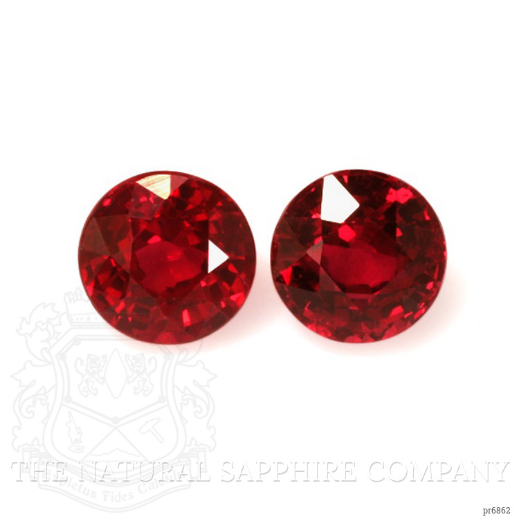 2.14 Ct.Tw. Ruby Pair from Mozambique